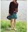 ACTIVE WEAR テレコクルーネックスナップカーディガン