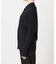 ACTIVE WEAR テレコクルーネックスナップカーディガン