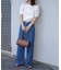 ボリュームスリーブボーダーTEE