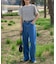 追加 ULTサマーデニムハイライズルーズ5PKT BLUE/NAVY