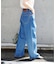 追加 ULTサマーデニムハイライズルーズ5PKT BLUE/NAVY