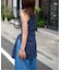 フラワーアイレットリブキャミソール