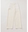 追加2 ULTサマーデニムハイライズルーズ5PKT WHITE