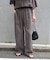 追加 キュプラステッチワークドロストパンツ