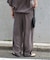 追加 キュプラステッチワークドロストパンツ