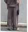 追加 キュプラステッチワークドロストパンツ
