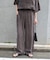 追加 キュプラステッチワークドロストパンツ