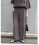 追加 キュプラステッチワークドロストパンツ