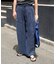 追加 キュプラステッチワークドロストパンツ