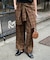 PLAIDパターンイージーワイドパンツ セットアップ対応