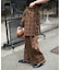 PLAIDパターンイージーワイドパンツ セットアップ対応