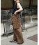 PLAIDパターンイージーワイドパンツ セットアップ対応