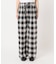 PLAIDパターンイージーワイドパンツ セットアップ対応