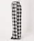 PLAIDパターンイージーワイドパンツ セットアップ対応