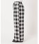 PLAIDパターンイージーワイドパンツ セットアップ対応