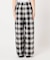 PLAIDパターンイージーワイドパンツ セットアップ対応