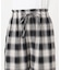 PLAIDパターンイージーワイドパンツ セットアップ対応