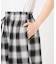 PLAIDパターンイージーワイドパンツ セットアップ対応