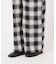 PLAIDパターンイージーワイドパンツ セットアップ対応
