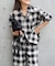 PLAIDパターンオープンカラーシャツ