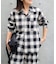 PLAIDパターンオープンカラーシャツ