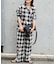 PLAIDパターンオープンカラーシャツ