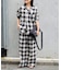 PLAIDパターンオープンカラーシャツ