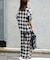 PLAIDパターンオープンカラーシャツ
