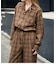 PLAIDパターンオープンカラーシャツ
