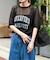 シアーニットプリントTEE