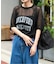 シアーニットプリントTEE