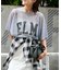 シアーニットプリントTEE