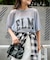 シアーニットプリントTEE