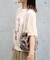 シアーニットプリントTEE