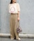 シアーニットプリントTEE