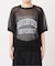 シアーニットプリントTEE