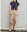 追加 スラブストレッチフレンチスリーブTEE