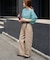 MILITARY BORDER WIDE TEE