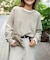 WOOL SIGNATURE クルーネックニット