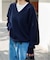 WOOL SIGNATURE Vネックニット