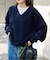 WOOL SIGNATURE Vネックニット