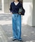 WOOL SIGNATURE Vネックニット