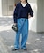 WOOL SIGNATURE Vネックニット