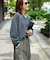 WOOL SIGNATURE Vネックニット