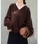 WOOL SIGNATURE Vネックニット