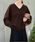 WOOL SIGNATURE Vネックニット