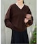WOOL SIGNATURE Vネックニット