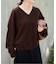 WOOL SIGNATURE Vネックニット