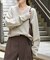 WOOL SIGNATURE Vネックニット