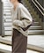 WOOL SIGNATURE Vネックニット
